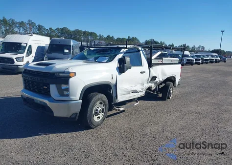 2022 Chevrolet Silverado 2500Hd 2Wd Long Bed Wt из США, поврежденный, VIN 1GC0WLE72NF248065